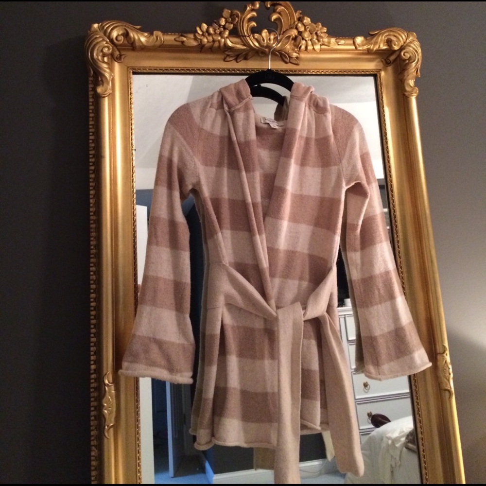 Banana Republic hooded wrap sweater, xs.